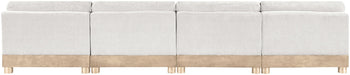 Turin - Chenille Fabric Upholstered Modular Sectional - White - Simple Home Plus