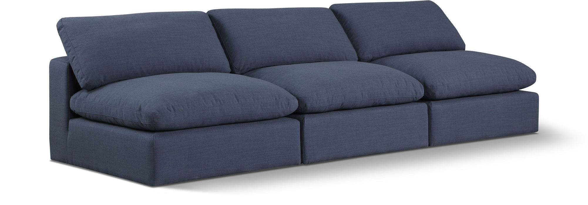 Comfy - Linen Modular Armless Sofa 3 Seats - Simple Home Plus