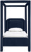 Salina - Velvet Upholstered Bed - Simple Home Plus