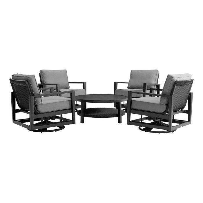 Cayman - Aluminum Outdoor Seating Set With Cushion - Simple Home Plus