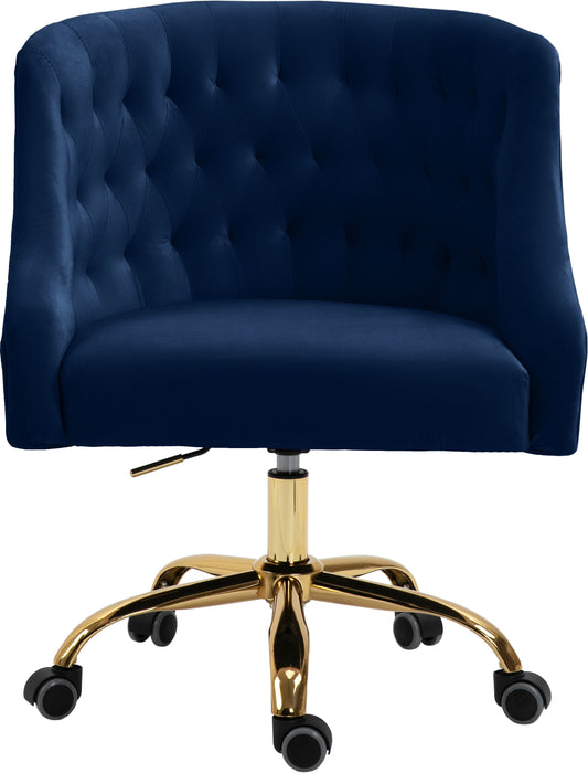 Arden - Office Chair with Gold Legs - Simple Home Plus