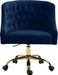 Arden - Office Chair with Gold Legs - Simple Home Plus