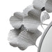 Eden - Eden Gingko Leaf Round Wall Mirror 30.5" - Silver - Simple Home Plus