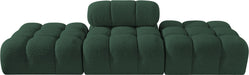 Ames - 3 Piece Boucle Upholstered Modular Sofa With 2 Backless Seats - Simple Home Plus