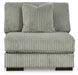 Lindyn - Armless Chair - Fog - Simple Home Plus