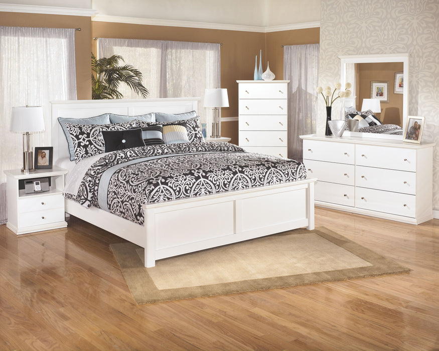Bostwick Shoals - White - One Drawer Night Stand - Simple Home Plus