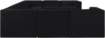 Rummi - Velvet Performance Fabric Upholstered 9 Piece Modular Sectional - Simple Home Plus