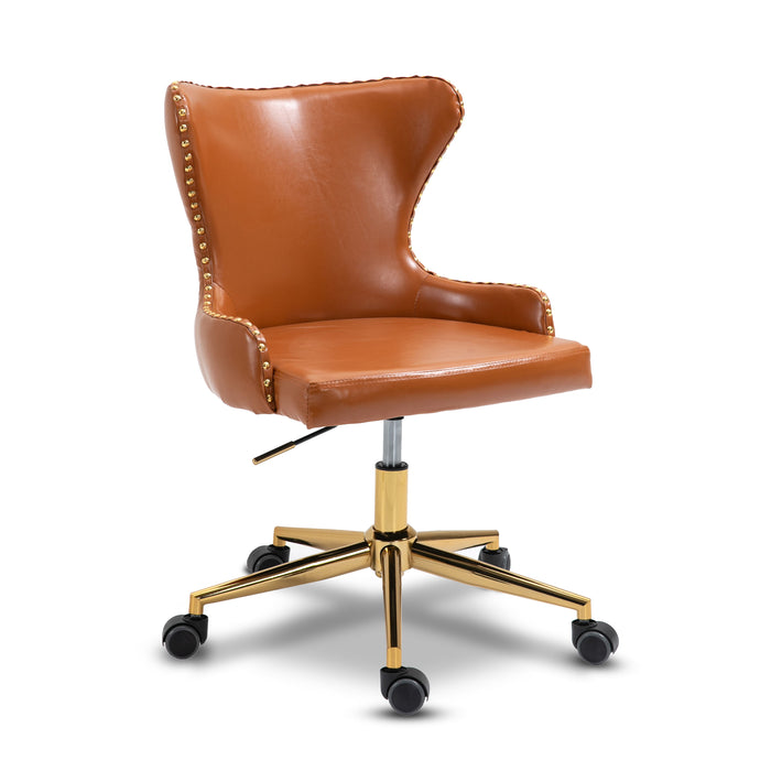 Hendrix - Office Chair with Gold Legs - Simple Home Plus