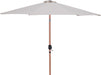 Fiji - Aluminum Patio Umbrella With Square Teak Base - Simple Home Plus