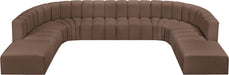 Arc - Faux Leather Modular Sectional - Simple Home Plus