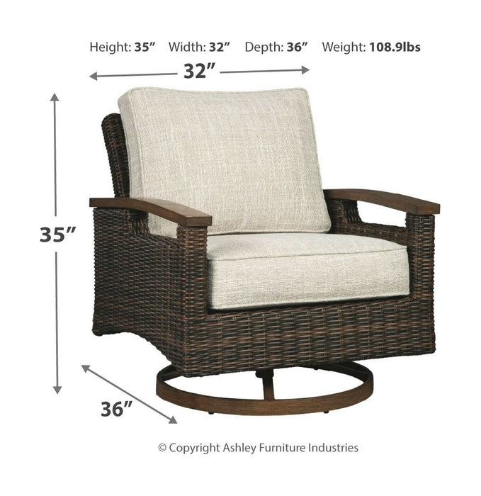 Paradise Trail - Medium Brown - 3 Pc. - Lounge Set - Simple Home Plus