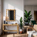 Vassa - Burl Veneer Console Table - Simple Home Plus