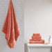 Adrien - 6 Piece Towel Set - Coral - Simple Home Plus
