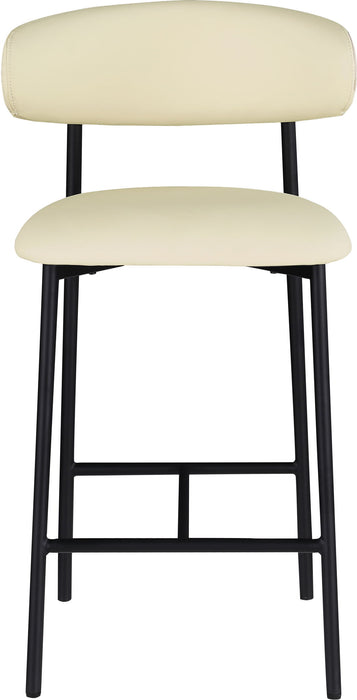 Lupita - Counter Stool (Set of 2) - Cream - Simple Home Plus