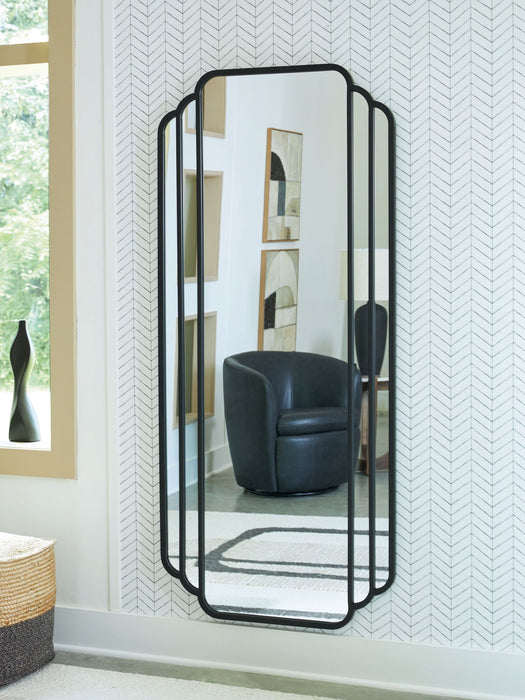 Antigone - Black - Floor Mirror - Simple Home Plus