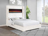 Tisdall - Upholstered Fireplace Bed - Simple Home Plus