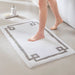 Evan - 20" x 30" Tufted Bath Rug - White - Simple Home Plus