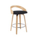 Sonia - Swivel Bar Height Stool - Brown - Simple Home Plus