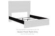 Belachime - Queen Panel Rails - Charcoal - Simple Home Plus