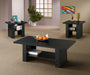 Rodez - 3 Piece Engineered Wood Coffee Table Set - Black Oak - Simple Home Plus