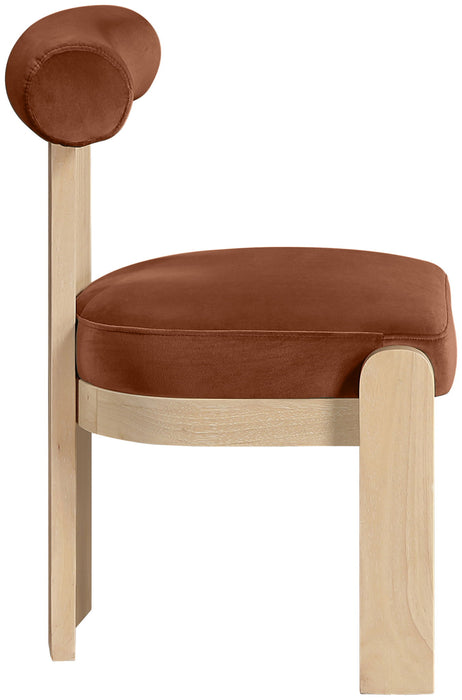 Arienzo - Performance Fabric Upholstered Dining Chair (Set of 2) - Natural Base - Simple Home Plus