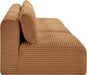 Shaggy - Fabric 3 Seat Modular Armless Sofa - Simple Home Plus