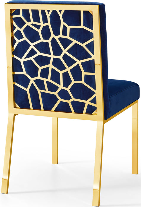 Opal - Dining Chair with Gold Legs (Set of 2) - Simple Home Plus
