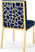 Opal - Dining Chair with Gold Legs (Set of 2) - Simple Home Plus