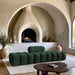 Ames - 3 Piece Boucle Upholstered Modular Sofa With 2 Backless Seats - Simple Home Plus