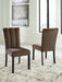 Jeshina - Mocha - Dining Upholstered Side Chair (Set of 2) - Simple Home Plus