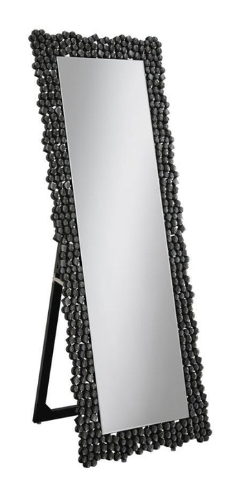 Mckay - Acrylic Frame Standing Mirror - Smokey Gray - Simple Home Plus