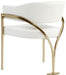 Madelyn - Dining Chair (Set of 2) - Brushed Brass - Simple Home Plus