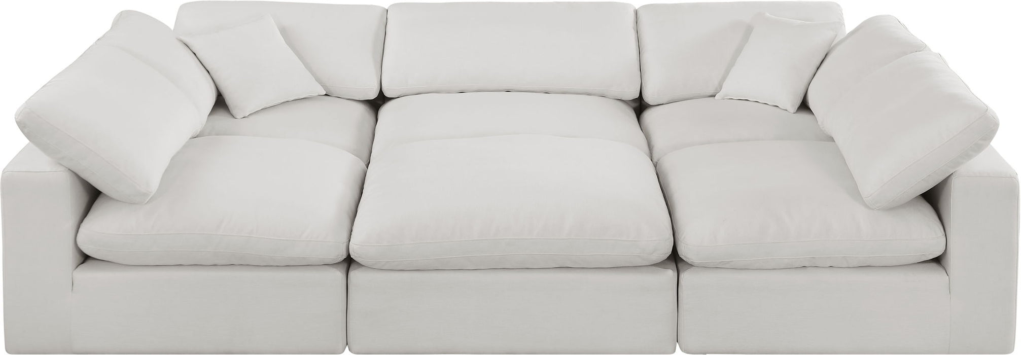Comfy - 6 Piece Linen Sectional - Simple Home Plus