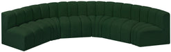 Arc - Boucle Fabric 6 Piece U-Shaped Modular Sofa - Simple Home Plus