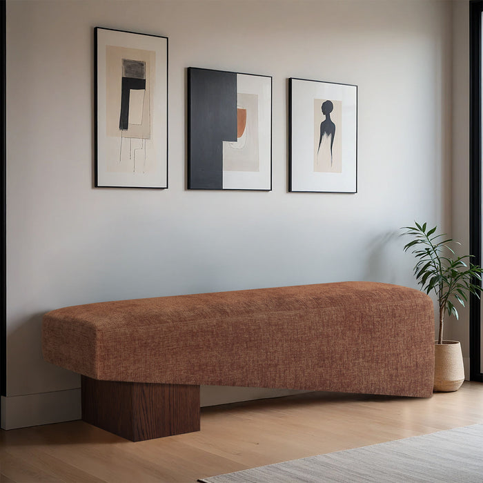 Alora - Bench - Dark Brown Base - Simple Home Plus
