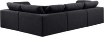 Comfy - 4 Piece Linen Fabric Modular Sectional - Simple Home Plus