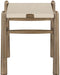 Santos - Faux Leather Upholstered Bench - Walnut Frame - Simple Home Plus