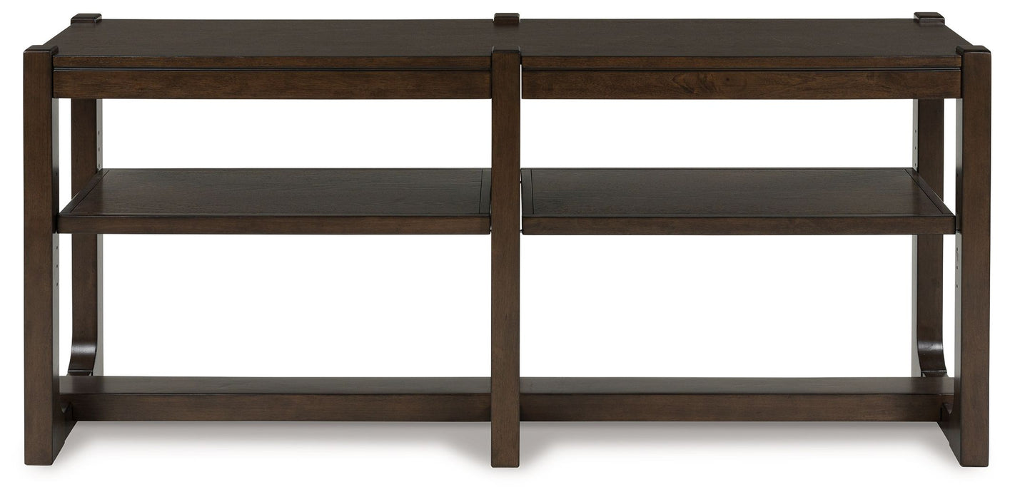 Breckington - Dark Brown - Sofa Table - Simple Home Plus