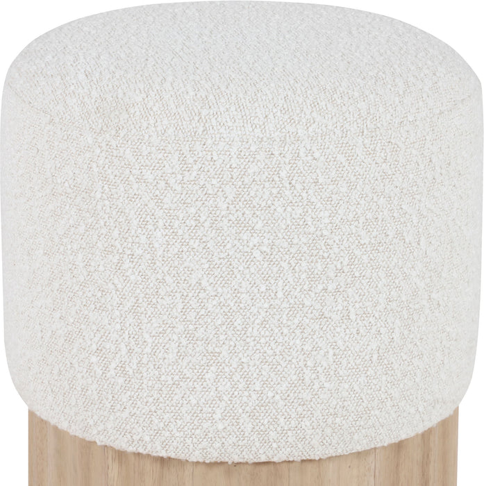Veranda - Ottoman / Stool With Natural Base - Simple Home Plus