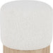 Veranda - Ottoman / Stool With Natural Base - Simple Home Plus