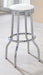 Retro - Upholstered Metal Swivel Bar Stool (Set of 2) - Simple Home Plus