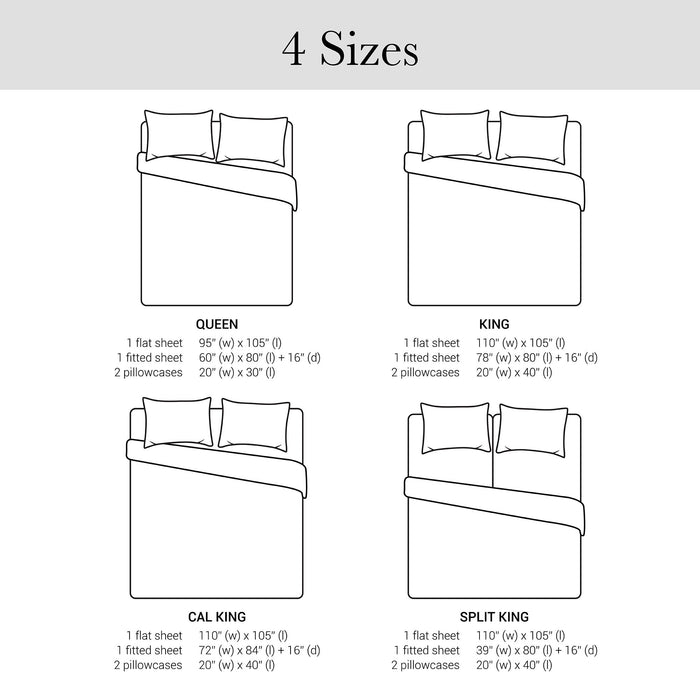 Queen Stretch Jersey Sheet Set - Gray - Simple Home Plus