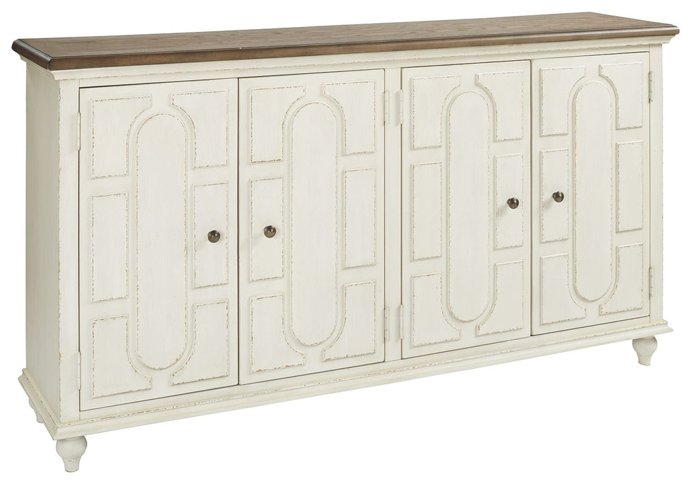 Roranville - Antique White - Accent Cabinet - Simple Home Plus