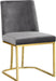 Heidi - Dining Chair with Gold Legs (Set of 2) - Simple Home Plus