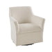 Augustine - Swivel Glider Chair - Cream - Simple Home Plus