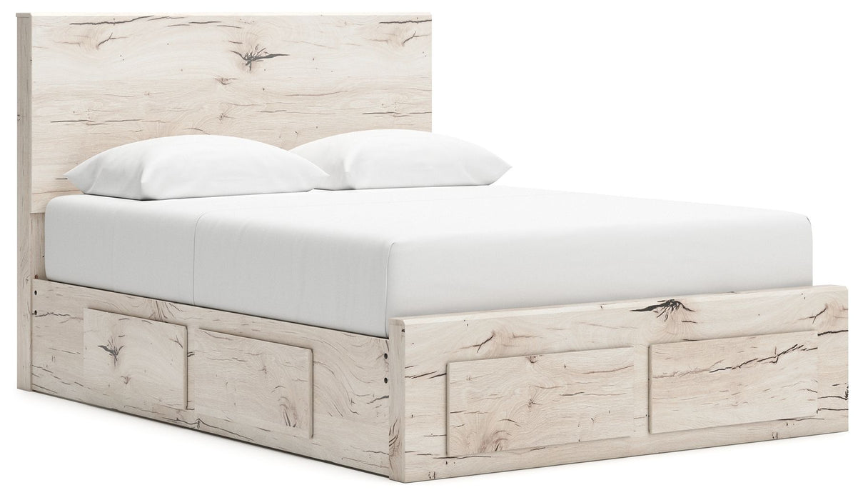 Lawroy - Panel Bed With Storage - Simple Home Plus
