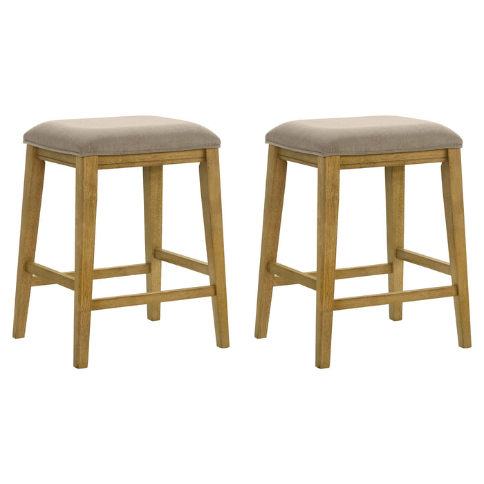 Jane - Contemporary Transitional Wood Counter Height Kitchen Bar Stool - Simple Home Plus