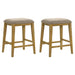 Jane - Contemporary Transitional Wood Counter Height Kitchen Bar Stool - Simple Home Plus