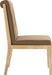 Gwendolyn - Faux Leather Dining Side Chair With Natural Frame (Set of 2) - Simple Home Plus