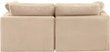 Indulge - Velvet 2 Seat Modular Sofa - Simple Home Plus